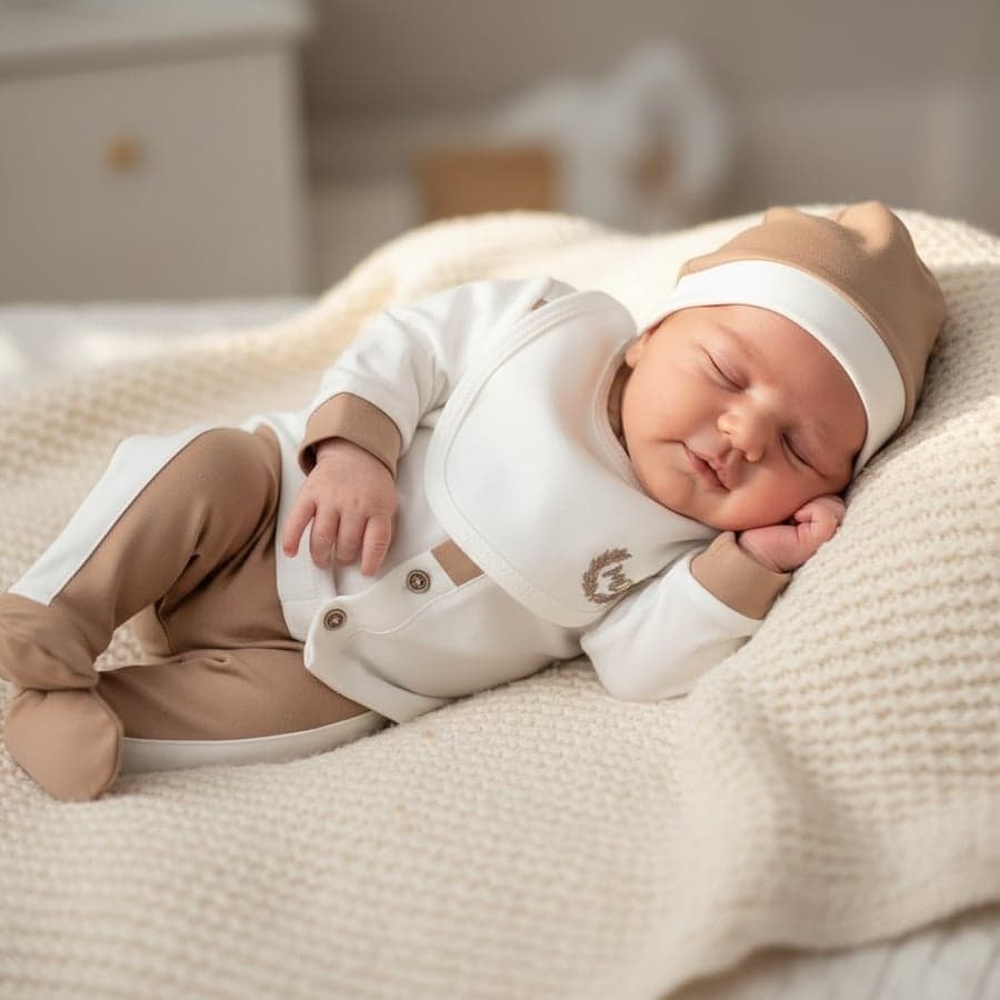 Erkek Bebek Little King 5'li Set